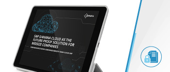 eBook SAP S/4HANA Cloud as a future-proof solution for midsize companies eBook SAP S/4HANA Cloud for midsize companies