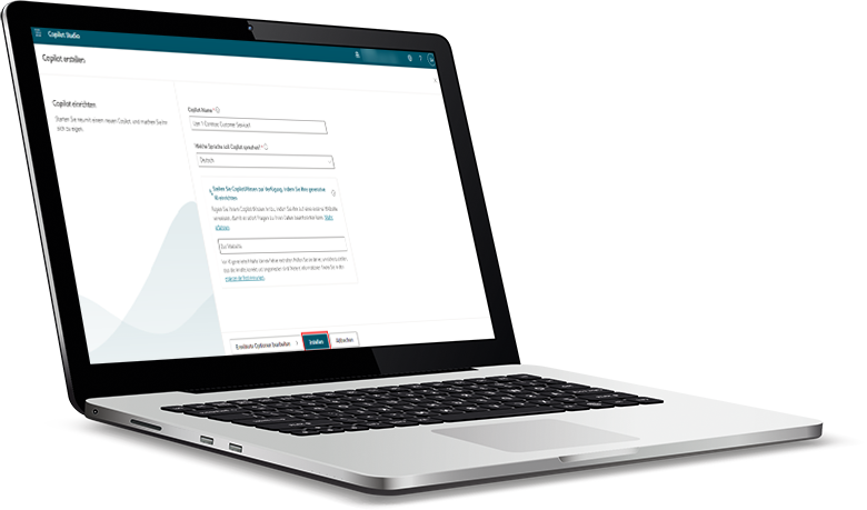 Microsoft Copilot Studio Screenshot Microsoft Copilot Studio interface