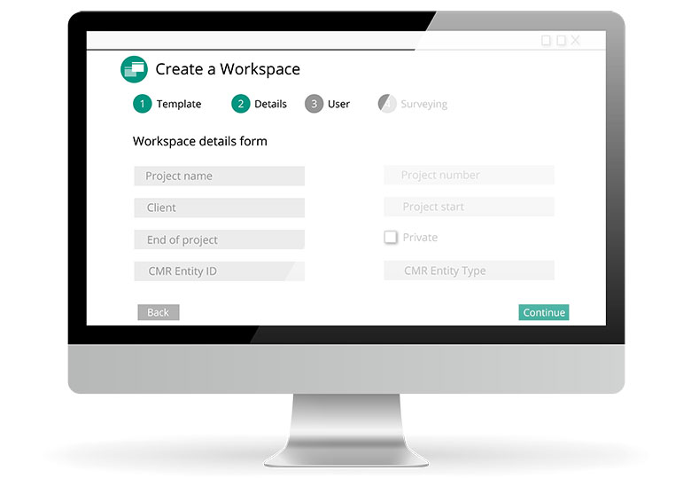 Simple project creation with WorkspaceHub thanks to automatic population with standard content Simple project creation