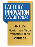 ORBIS as a finalist for the Factory Innovation Award 2024 ORBIS Factory Innovation Award 2024