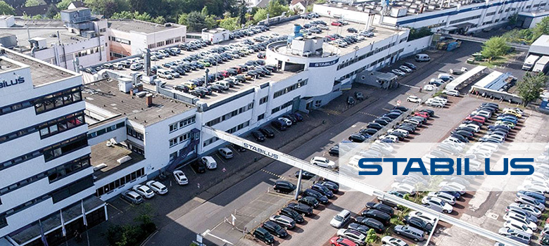 Aerial view of the Stabilus Group company building Aerial view company building Stabilus Group