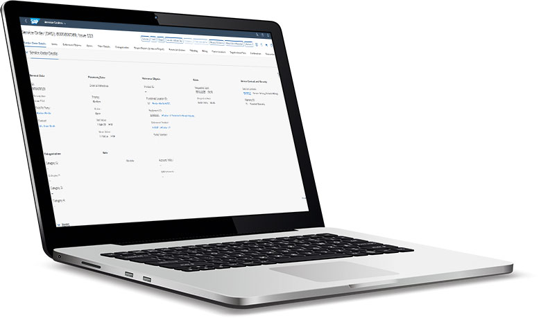 Die optimale Basis für Ihre Service-Landschaft Nutzeroberfläche von SAP S/4HANA Service