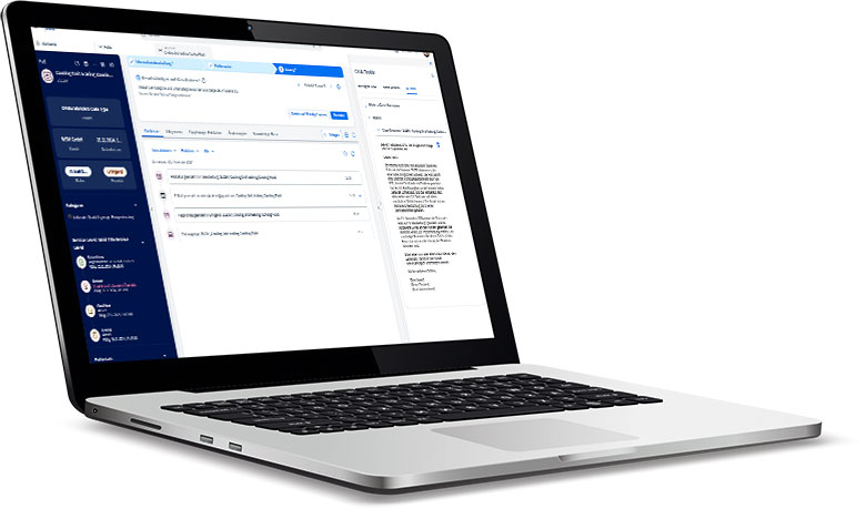 Nutzeroberfläche der SAP CX AI Toolkits im Umfeld der SAP Service Cloud SAP CX AI Toolkit in der SAP Service Cloud