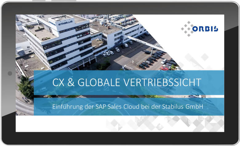 Stabilus schafft mit ORBIS und SAP Sales Cloud eine globale Vertriebssicht. CX und globale Vertriebssicht bei Stabilus