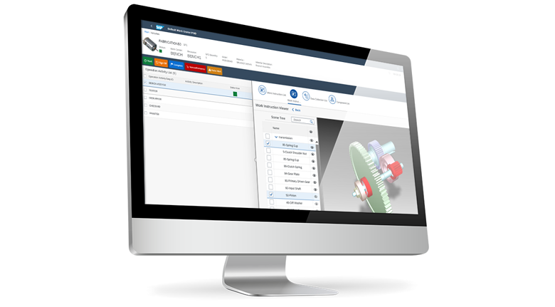 The Production Operator Dashboard (POD) in SAP DM provides the user interface for operators The Production Operator Dashboard in SAP DM