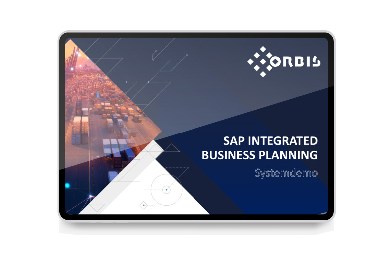 SAP IBP Systemdemo SAP IBP Systemdemo