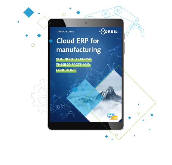 Checklist Cloud ERP for manufacturing