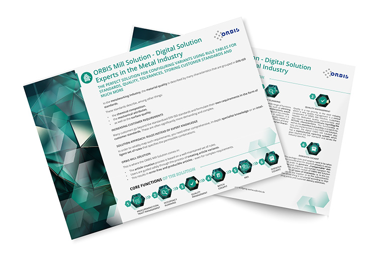 Highlights of the ORBIS Mill solution