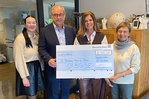 Spendenaktion der ORBIS SE