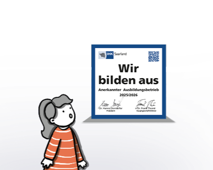 We provide training seal Apprenticeship seal IHK