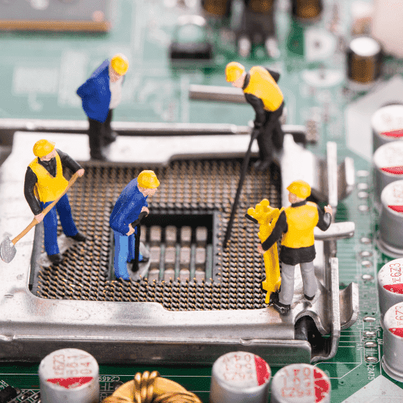 Illustration des métiers de la production